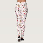 Leggings Noël rose rouge Wonderland Santa Claus (Dos)