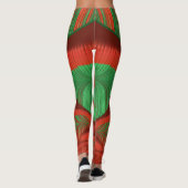Leggings ~ Noël rouge et vert (Dos)
