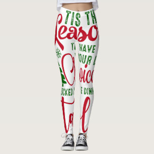 Leggings Noël saison de design de choix