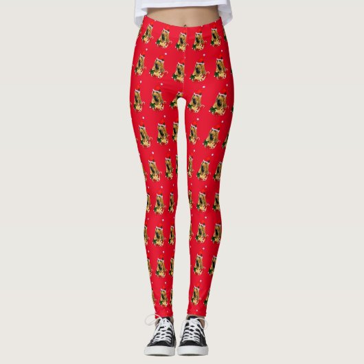 Leggings Noël sanglant (Devant)