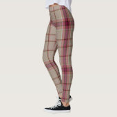 Leggings Noël Tartan rose (Gauche)