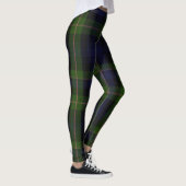 Leggings Noël Tartan Vert Bleu (Droite)