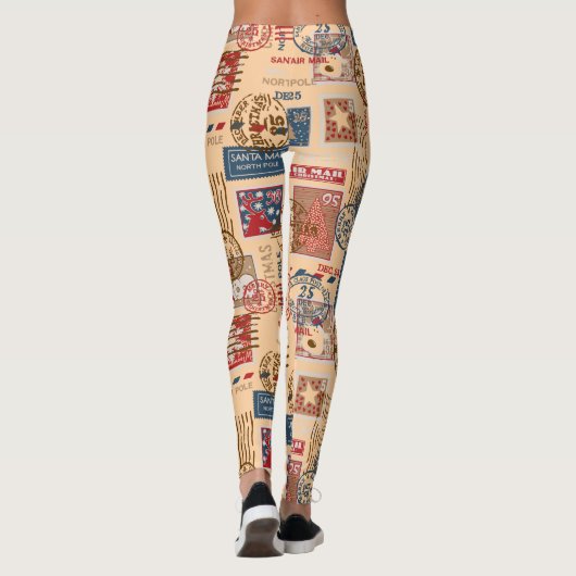 Leggings Noël Timbres (Dos)