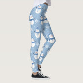 LEGGINGS NOËL VACANCES HIVER SNOWMEN MONOGRAM PERSONNALISÉ (Droite)
