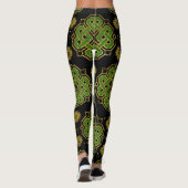 Leggings Noeud sans fin celtique - Shamrock à quatre feuill (Dos)