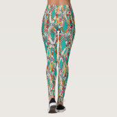Leggings noeud turquoise (Dos)