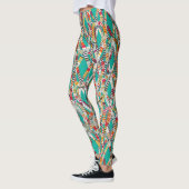 Leggings noeud turquoise (Gauche)