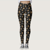 Leggings Noir Argent Doré Paillettes (Devant)