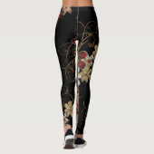 Leggings Noir avec impression partout sur Parties scintilla (Dos)