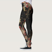 Leggings Noir avec impression partout sur Parties scintilla (Gauche)
