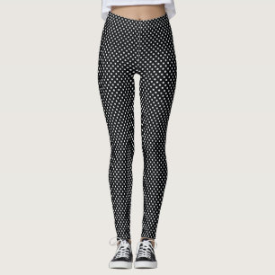 Leggings Noir avec points blancs