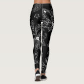 Leggings noir/blanc (Dos)