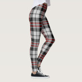 Leggings Noir blanc et rouge plu (Droite)