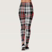 Leggings Noir blanc et rouge plu (Dos)