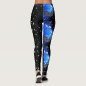 Leggings noir/bleu de vacances de Thunder_Cove de ciel (Dos)