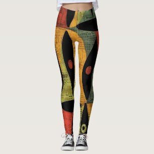 Leggings Noir Brown africain