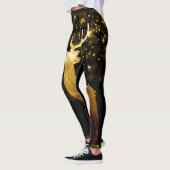 LEGGINGS NOIR D'OR DE CERFS COMMUNS (Gauche)