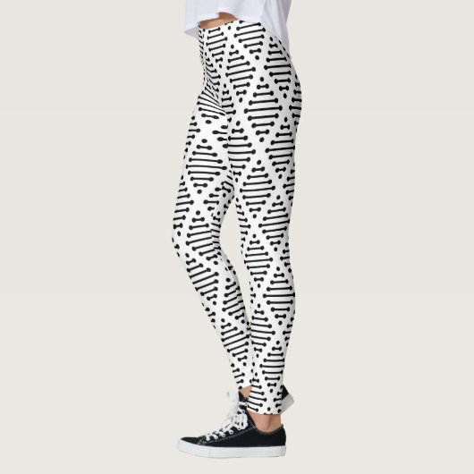 Leggings Noir et beige (Gauche)