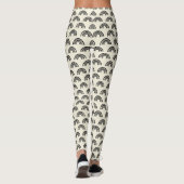 Leggings Noir et beige (Dos)