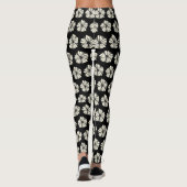Leggings Noir et beige (Dos)