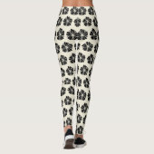 Leggings Noir et beige (Dos)