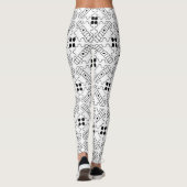 Leggings Noir et beige (Dos)