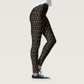 Leggings Noir et beige moderne (Droite)