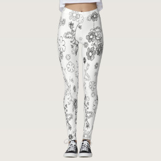Leggings Noir et blanc