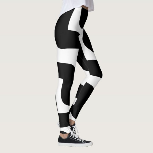 Leggings Noir et blanc (Droite)