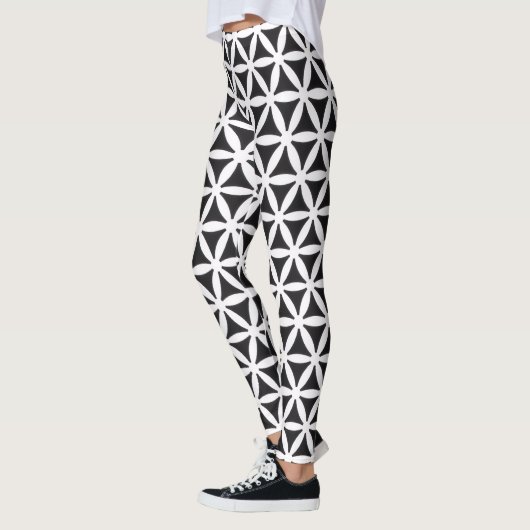 Leggings noir et blanc (Gauche)