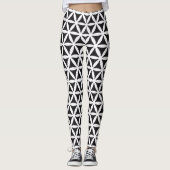 Leggings noir et blanc (Devant)