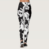 Leggings Noir et blanc (Dos)