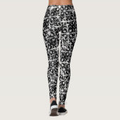 Leggings Noir et blanc (Dos)