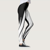 Leggings Noir et blanc moderne (Droite)