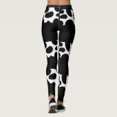 Leggings Noir et blanc moderne (Dos)