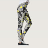 Leggings Noir et jaune (Droite)