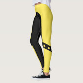 Leggings Noir Et Jaune Attrayant (Gauche)