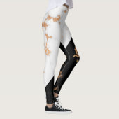 Leggings Noir et Marbre blanc (Droite)