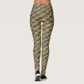 Leggings Noir et or (Dos)