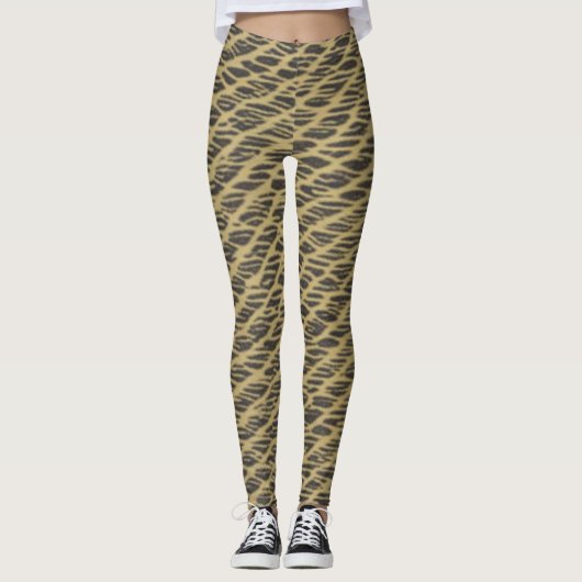 Leggings Noir et or (Devant)