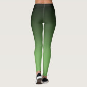 Leggings Noir et vert Bouddha dégradé (Dos)