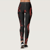 Leggings noir kokopelli (Dos)