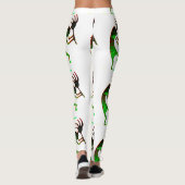 Leggings noir kokopelli vert (Dos)