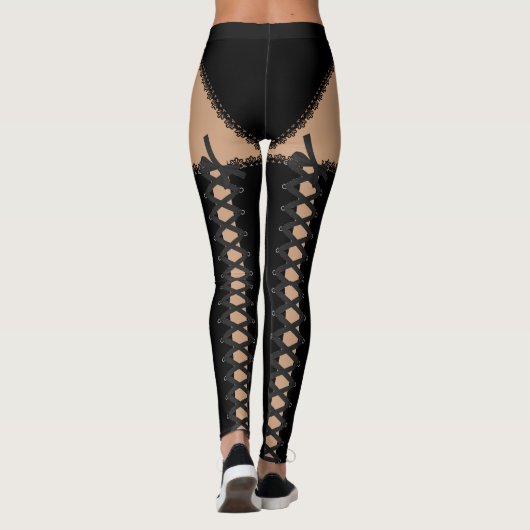 Leggings Noir lacez (Dos)