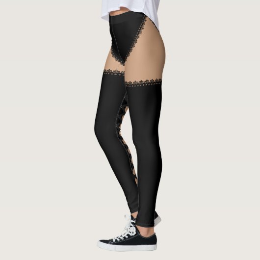Leggings Noir lacez (Gauche)
