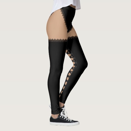 Leggings Noir lacez (Droite)