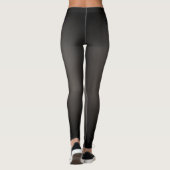 Leggings Noir mince de peau (Dos)