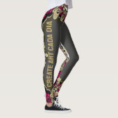 Leggings Noir rose (Droite)