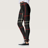 Leggings Noir, Rouge, Blanc Couleurs Crème Tatan Twill; Pla (Gauche)