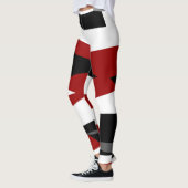 Leggings Noir rouge et blanc (Gauche)